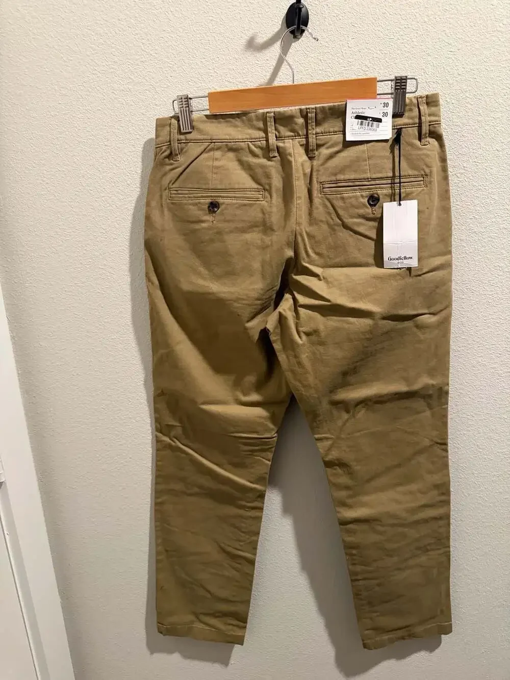 Goodfellow & Co. The Every Wear Chino Athletic Fit Khaki Pants